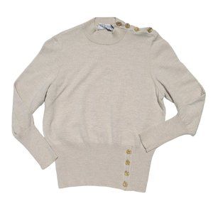 Stizzoli vintage made in italy sweater high end, quality with buttons .